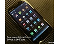 The photos show Motorola-smartphone with curved screen