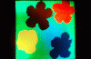 New material reflects other color by transforming