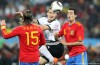 L’allemagne joue contre l’Espagne