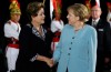 Merkel in Blitzbesuch in Brasile