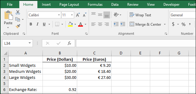 Hur man Ändrar du valutasymbolen för Vissa Celler i Excel