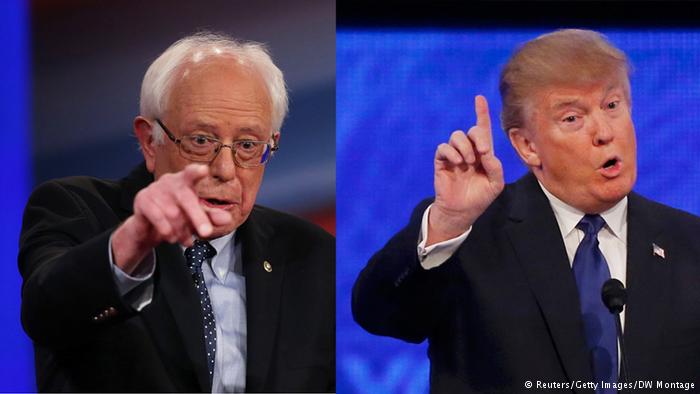 US-Vorwahlen in New Hampshire: CNN sieht Trump und Sanders vorn