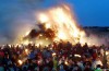 Bonfires are to say goodbye to the Winter