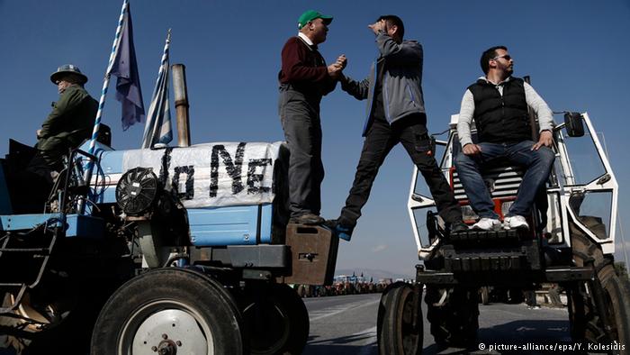 Griechische Bauern drohen mit Eskalation