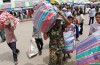 Migliaia di cambogiani, i lavoratori immigrati lasciare la Thailandia