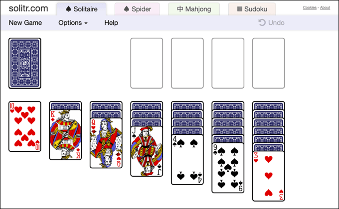 Solitaire online spider Solitaire: Play