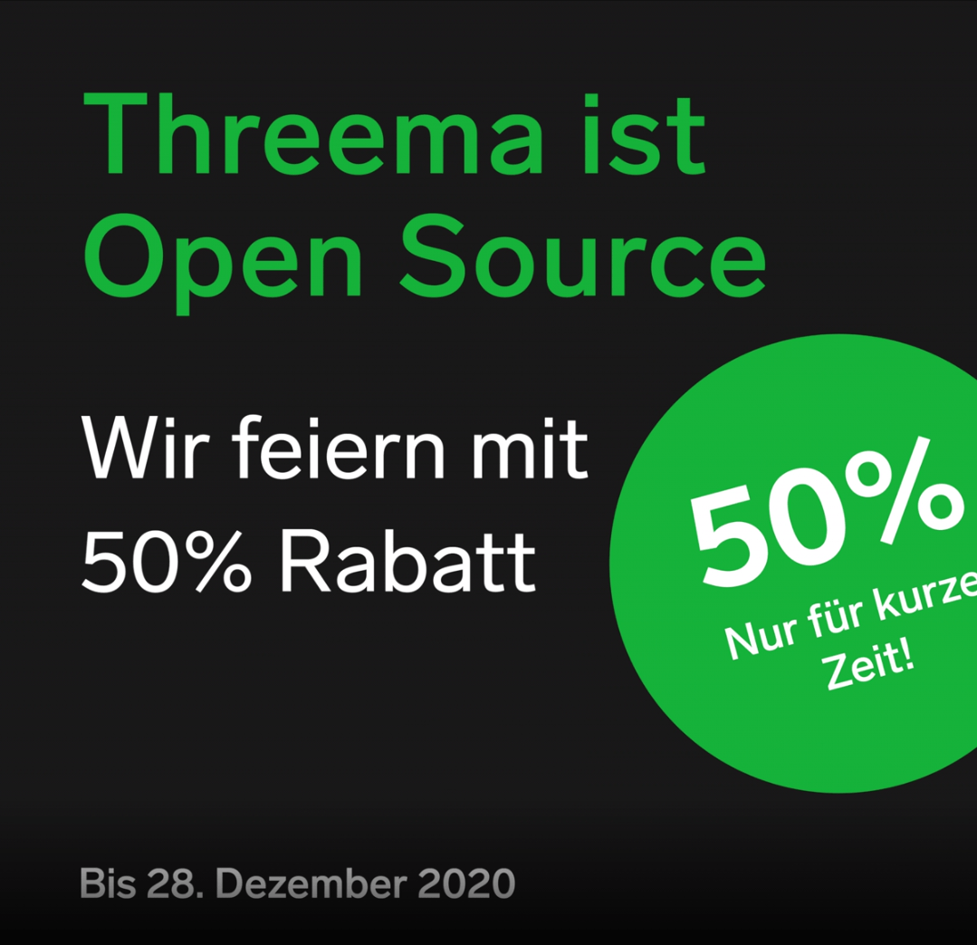 Messenger: Threema ist seit heute fast vollständig Open Source