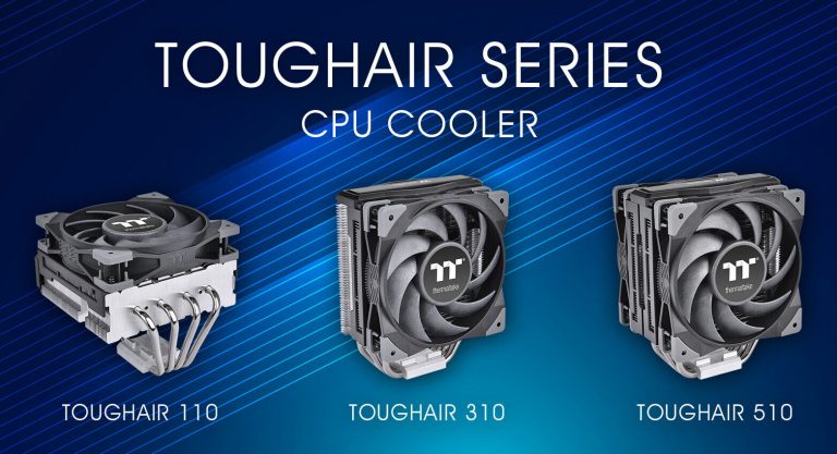 Thermaltake Toughair: Drei CPU-Kühler mit HDT-Basis starten Anfang Februar