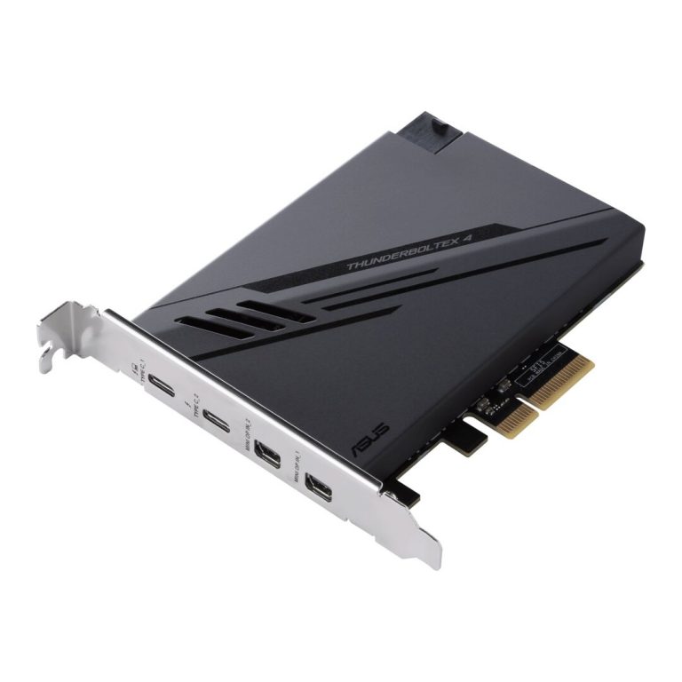 Asus ThunderboltEX 4: Thunderbolt-4-Karte nutzt PCIe-3.0-x4 für 8K-Display