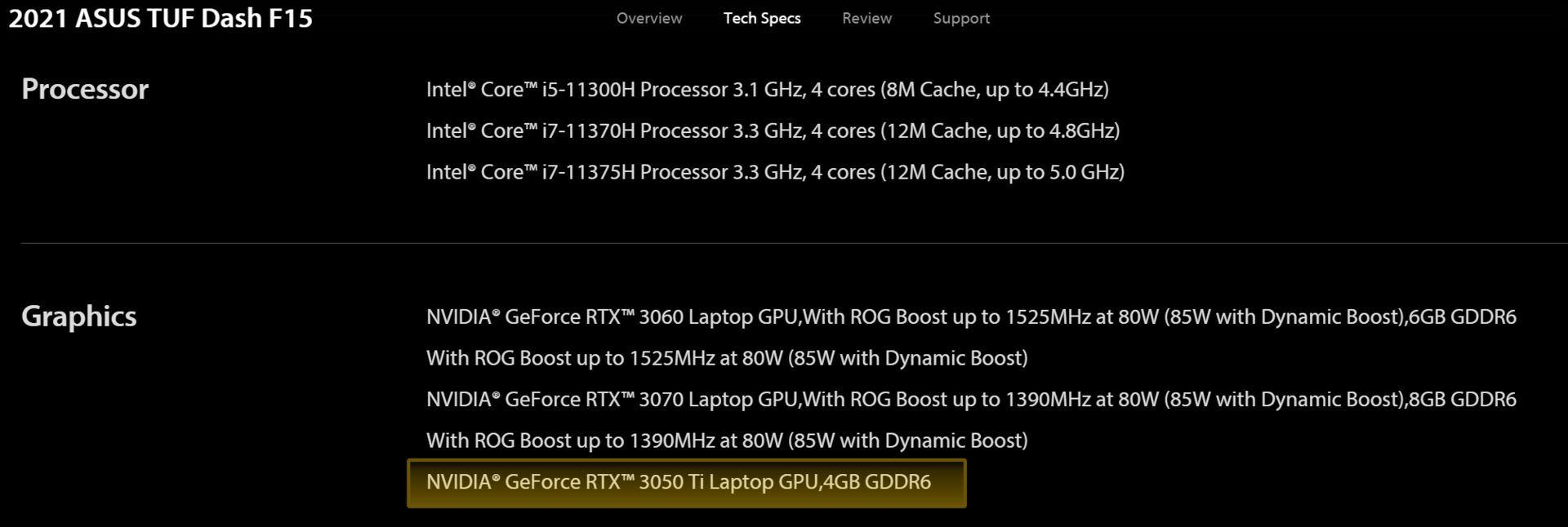 Nvidia Ampere im Notebook: GeForce RTX 3050 Ti mit 2.560 ALUs und 4 GB GDDR6