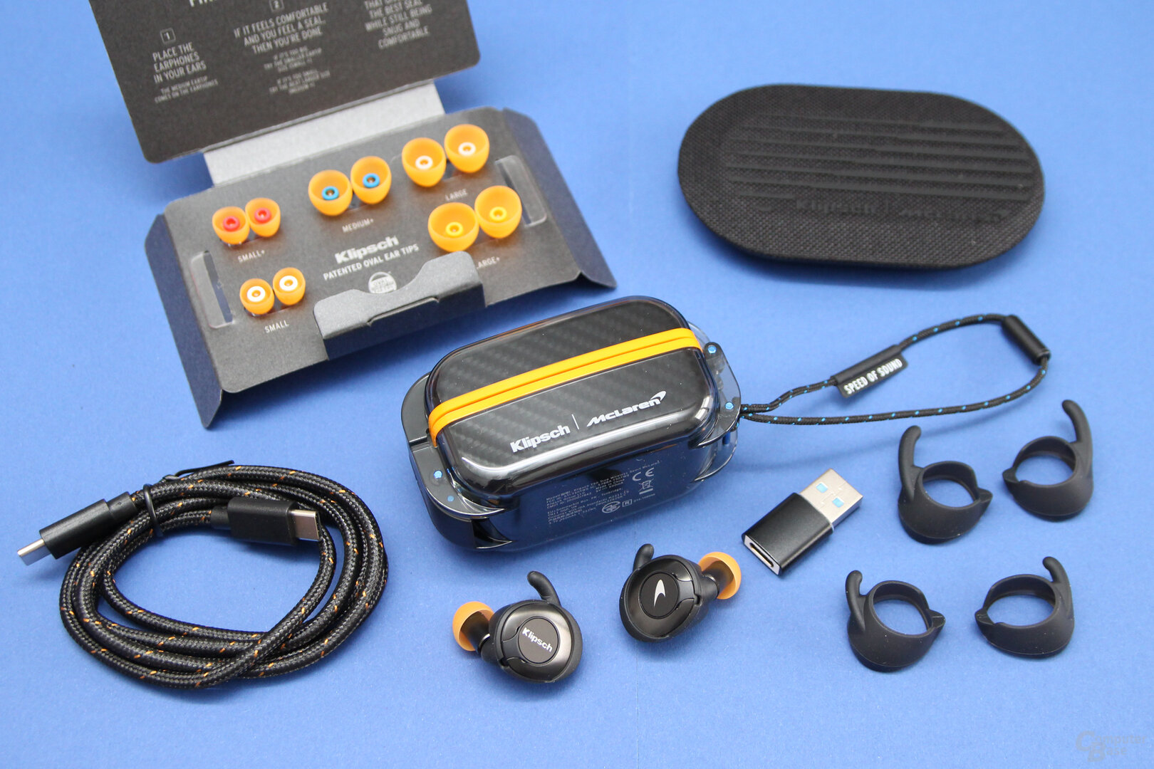 Klipsch T5 II True Wireless Sport McLaren Edition im Test: Hervorragender Klang und IP67-Ladecase mit Kristallen