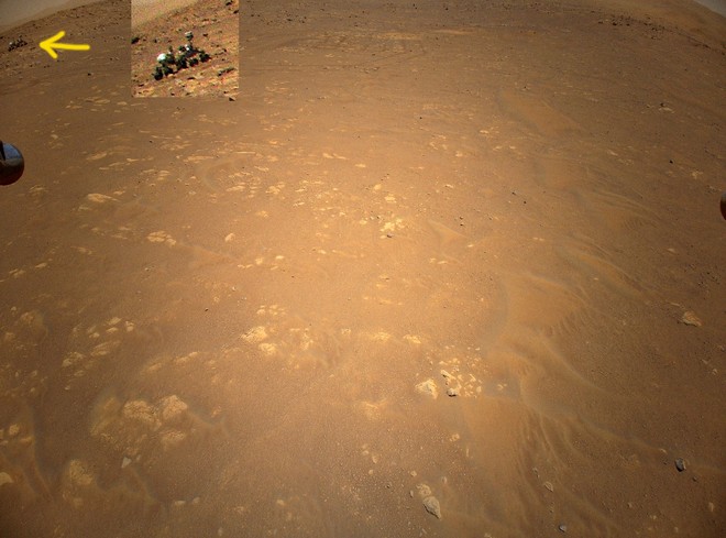 Ecco le foto del terzo volo di Ingenuity, immortalato anche il rover Perseverance!