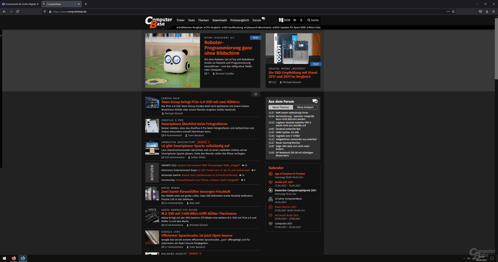 Mozilla Firefox 88: Browser unterstützt erstmals QUIC und HTTP/3