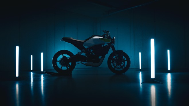 Husqvarna e-Pilen, concept di una moto elettrica con batterie sostituibili