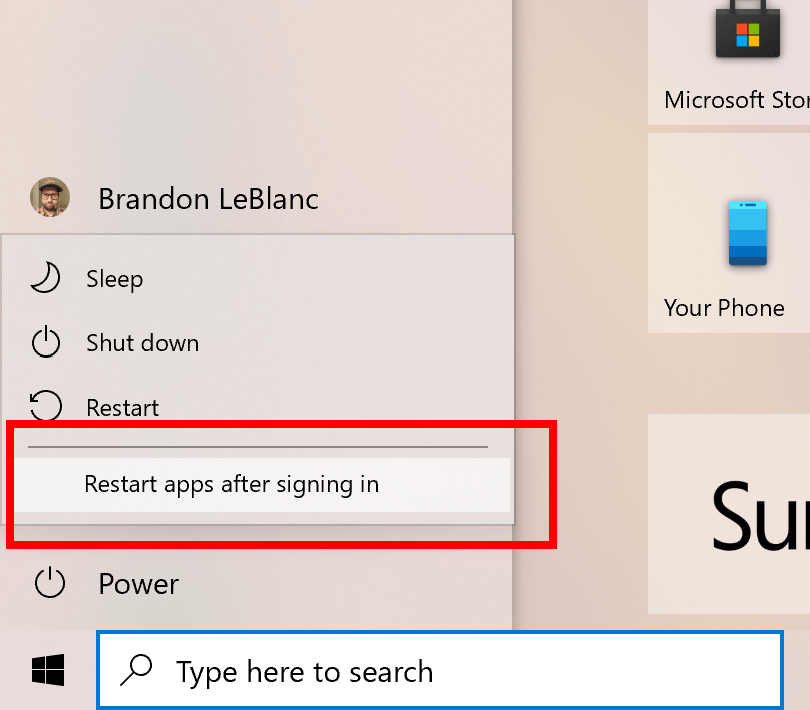 Windows 10 Insider Preview: Build 21359 startet zuvor geöffnete Apps beim Neustart