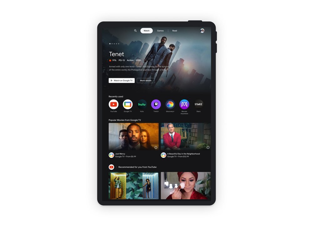 Entertainment Space: Android-Tablets erhalten Content-Hub für Multimedia