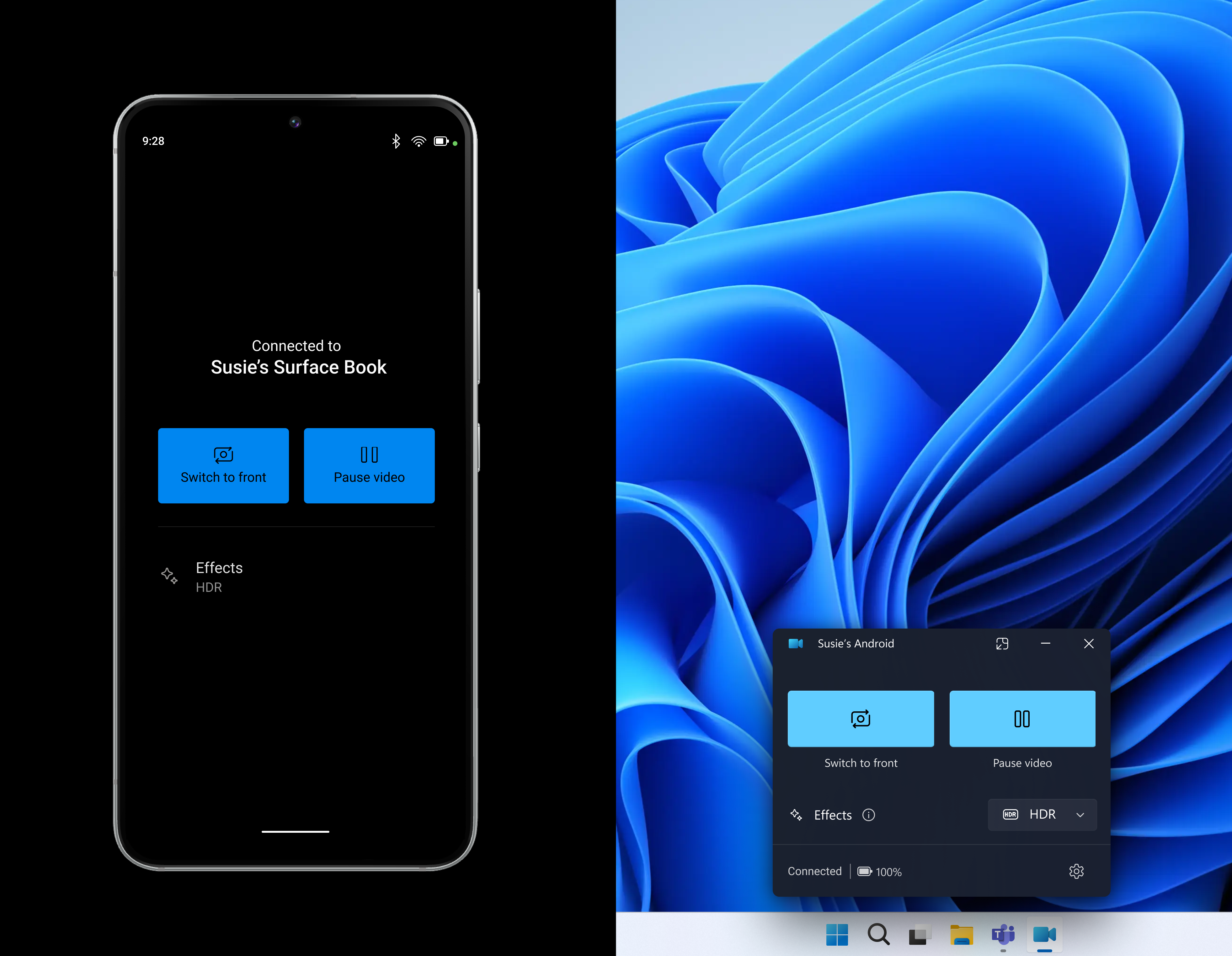 Windows 11 peut utiliser votre téléphone Android comme webcam